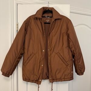 TNA Brown Puffer Jacket